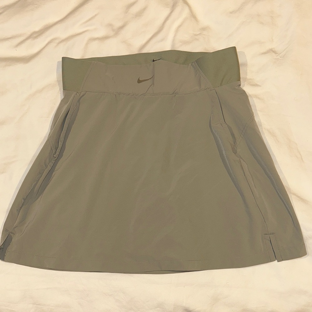 Nike Khaki Olive Green Athletic Skirt